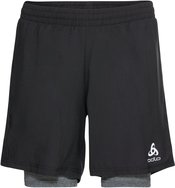  Shorts RUN EASY 7 IN, XL, black - grey melange
