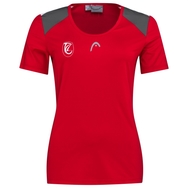 TC Langenau Women Club 22 Tech T-Shirt, rot, Größe XS