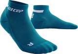  237/CEP the run socks, low cut, v4, 3, petrol