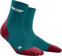  767/CEP ultralight short socks**,, 3, petrol/dark red