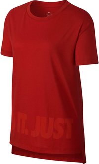 Damen-T-Shirt W NK DRY TEE HILO JDI, XS, HABANERO RED/GYM RED/HTR