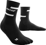  301/CEP the run socks, mid cut, v4, 2, black
