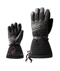  1201/heat glove 6.0 finger cap women, M, schwarz