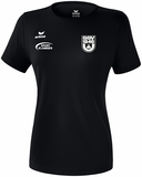 SSV Ulm 1846 Leichtathletik, Funktions Teamsport T-Shirt Damen, schwarz,Größe 38