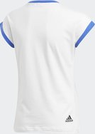 Jugend-T-Shirt YG SPORT ID TEE, 128, WHITE/HIRBLU/BLACK