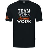 UCD Teamwork T-Shirt Organic Erwachsene, schwarz, Größe S