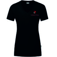 TP Damen V-Neck T-Shirt, 34, weiß