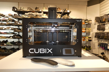 Cubix 3D-Drucker für Sporteinlagen