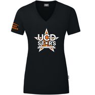 UCD T-Shirt Organic Damen, schwarz, Größe 34