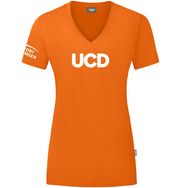 UCD T-Shirt Organic Damen, orange, Größe 34