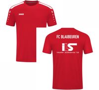 FC Blaubeuren T-Shirt Power, rot/weiß, Größe S