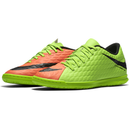 Fußball-Hallenschuhe Men's Nike Hypervenom Phade III (IC) Indoor-Competition Football Boot, 9.5, ELECTRIC GREEN/BLACK-HYPER ORA