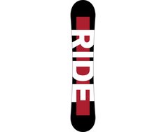 Snowboard MANIC inkl. Bindung Ride LX, 160, Grau