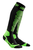 Skisocken CEP Merino Socks men, 4,  schwarz-grün
