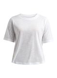 Damen-T-Shirt Sheer Tee, L, White