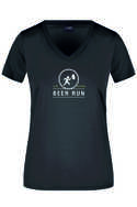 Beer Run Damen T-Shirt, XL, schwarz