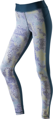 Damen-Gymnastikhose UA HG Armour Printed Legging, S, grün