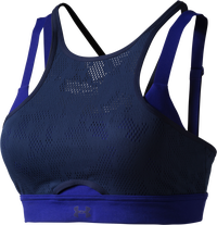 Damen-Sport-BH Balance Mesh Mid, XL, blau