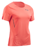 Damen-Lauftrikot Run Shirt Short Sleeve, L, coral