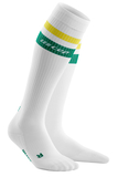 Sportsocken 80's Compression Socks women, 4, weiß-grün-gelb