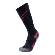 Skisocken Ultra Fit Damen, 37-38, schwarz-pink