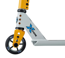 Micro Trixx 2.0, Scooter/Kickboard, grau-gelb