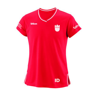 VfB Ulm Tennis Girls T-Shirt, Größe: XS, rot