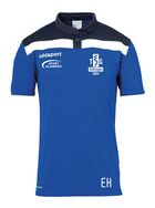 TSG Söflingen, Offense 23 Polo Shirt, blau-schwarz-weiß, 140