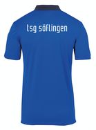 TSG Söflingen, Offense 23 Polo Shirt, blau-schwarz-weiß, 152