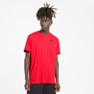  GRAPHIC SS TEE, M, POPPY RED