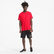  GRAPHIC SS TEE, M, POPPY RED