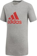 Jugend-T-Shirt 000/YB LOGO TEE, 152, MGREYH/HIRERE